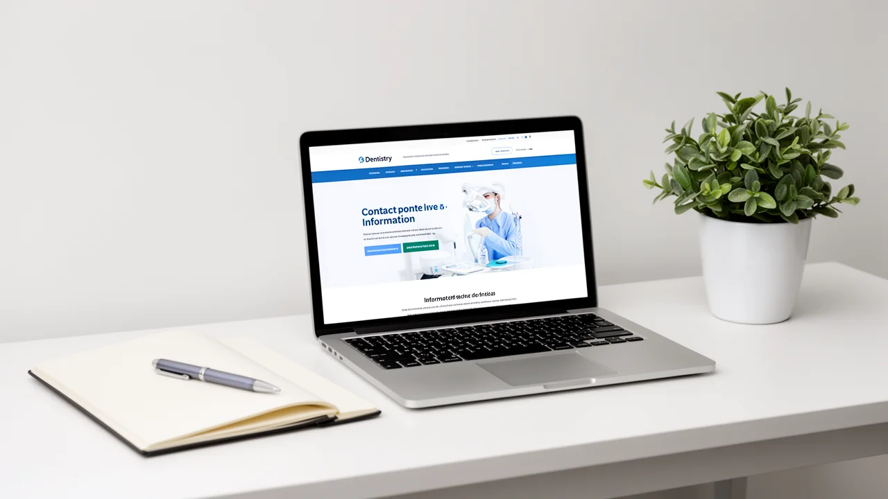 A professional workspace setup, symbolizing the organized and informative communication channel for the Texas Dentistry Insights educational resource.